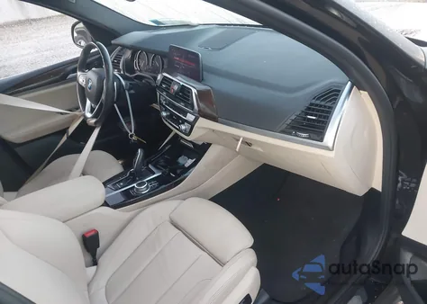 2021 BMW X3 xDrive30I из США, поврежденный, VIN 5UXTY5C00M9F13010